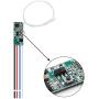 12V DC Motor Drive Forwards and Reverse Controller Module Switch, DC 3V~18V 433Mhz RF Wireless Remote Electric Push Rod Motor Controller for Rolling Door, Electric Curtains/Locks, Water Pump