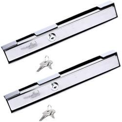 DasMarine 2 Pack Stainless Steel Outboard Motor Lock,Outboard Locks,Outboard Lock Protection,Heavy Duty,Brass Lock