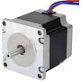 STEPPERONLINE Dual Shaft Nema 23 CNC Stepper Motor 1.26Nm(179oz.in) 8 Wires CNC Mill Router