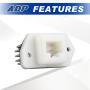 ADP HVAC Blower Motor Resistor Compatible with Nissan, Infiniti Vehicles - Rogue Pathfinder Sentra Maxima Titan NV1500 NV2500 NV3500 G20 I30 JX35 Q45 QX4 QX60 - Replace # 27761-4BA0A, 27226-70T03