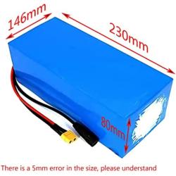 Wnicek 36V 30Ah Ebike Battery Customizable Electric Bike Battery Pack 30000mAh Lithium-Ion Battery with 2A Charger and 30A BMS Fit for 200W 250W 350W 500W 700W Motor