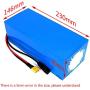 Wnicek 36V 30Ah Ebike Battery Customizable Electric Bike Battery Pack 30000mAh Lithium-Ion Battery with 2A Charger and 30A BMS Fit for 200W 250W 350W 500W 700W Motor