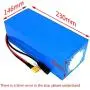 Wnicek 36V 30Ah Ebike Battery Customizable Electric Bike Battery Pack 30000mAh Lithium-Ion Battery with 2A Charger and 30A BMS Fit for 200W 250W 350W 500W 700W Motor
