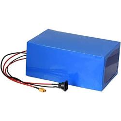 Jieoto 48V 20AH E-Bike Lithium Battery Motor, Waterproof Battery Pack Rechargeable with BMS Protection
