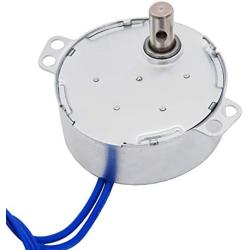 Twidec/2Pcs Synchronous Motor AC100~127V 50/60HZ Turntable Synchron Motor 4W CW/CCW Electric Motor 2.5-3RPM/MIN TYC-50-2.502