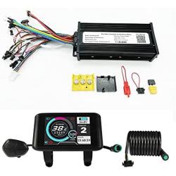 CONHIS MOTOR Ebike 36V 48V 52V 1200W-2000W 45A 3-Mode Sine Wave Motor and Speed Controller with Colorful LCD Display Electric Bicycle Brushless Controller
