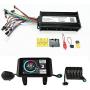 CONHIS MOTOR Ebike 36V 48V 52V 1200W-2000W 45A 3-Mode Sine Wave Motor and Speed Controller with Colorful LCD Display Electric Bicycle Brushless Controller