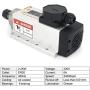 RATTMMOTOR CNC Spindle Motor Kit Square 2.2KW 220V Air Cooled Spindle Motor ER20+2.2KW Inventer VFD 220V Variable Frequency Drive Converter Speed Control for CNC Router Engraver Milling Machine