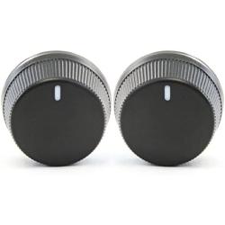 Red Hound Auto 2 Control Knob Fan Speed Heater AC 1998-2000 Compatible with Honda Accord Temperature Black