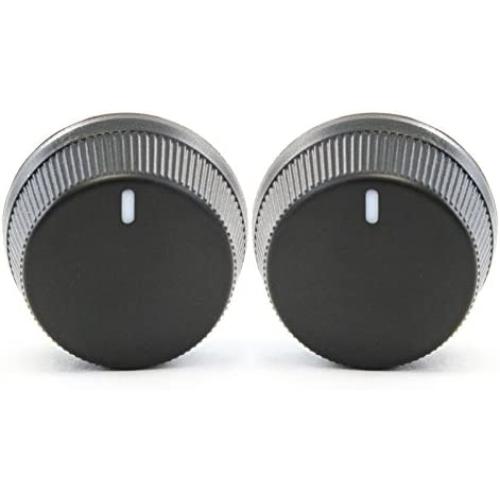 Red Hound Auto 2 Control Knob Fan Speed Heater AC 1998-2000 Compatible with Honda Accord Temperature Black