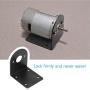Jiozermi 2 Pcs Motor Mounting Bracket, Motors Bracket, L-shape Fixed Seat, Motor Holder Fit for 550 540 545 555 motor