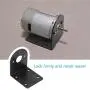 Jiozermi 2 Pcs Motor Mounting Bracket, Motors Bracket, L-shape Fixed Seat, Motor Holder Fit for 550 540 545 555 motor