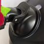 3T-SISTER Helmet Pigtails Gradient Ramp Helmet Braids Ponytail Helmet Hair with Suction Cup with Bowknot or Rose for Motor Bike 1PCS 24inch Many Colors (Helmet not Included)