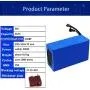36V 25Ah E-Bike Lithium Ion Battery, for 100W-500W Motors, Comes with 42V Charger, Rechargeable Replacement Battery Pack, Built-in BMS