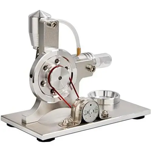 Sunnytech Hot Air Stirling Engine Motor Model Educational Toy Electricity Generator Colorful LED SC (SC005)