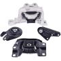 Engine Motor Mount Compatible with Fits 2004 2005 2006 2007 2008 2009 Mazda 3 2.0L A4402 A4404 A4405 A4418 B32T-39-060 BP4N-39-070D 3M51-6P082A BP4N39010C