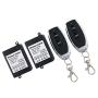 DC 12V 1CH 433Mhz RF Relay Smart Wireless Remote Control Light Switch, 2 Transmitters with 2 Relay Receiver
