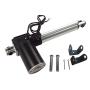 INTBUYING Electric Linear Actuator 100mm（3.94inch）12V DC with Mounting Bracket Heavy Duty 6000N/1320LB Actuators Controller