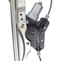 Brock Replacement Passengers Front Power Window Lift Regulator w/Motor Assembly Compatible with 04-15 Armada QX56 Titan Pickup Truck with One-Touch