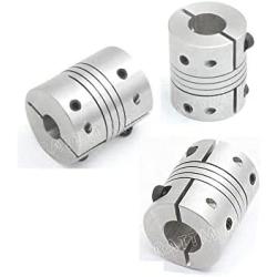 3Pcs 6.35x8mm Flexible Couplers CNC Motor Jaw Shaft 6.35mm To 8mm Aluminum Flexible Couplings Stepper Motor Connector D25L30 Fo CNC Router Milling Engraving Machine