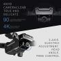 HR Drone with Brushless Motor For Adults,Foldable Drones with 4K FHD Camera Live Video And GPS Return Home,Quadcopter with Altitude Hold,Follow Me,Includes Carrying Bag（Black）