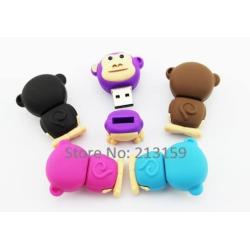 D-CLICK TM 4GB/8GB/16GB/32GB/64GB/Cool USB High speed Flash Memory Stick Pen Drive Disk (8GB, Black Monkey)