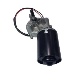 AZSSMUK DC Permanent Magnet Carbon Brush Garage Door Gear Motor Reversible Power 30W (12V, Left Double-Flat Shaft, 50RPM)