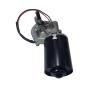 AZSSMUK DC Permanent Magnet Carbon Brush Garage Door Gear Motor Reversible Power 30W (12V, Left Double-Flat Shaft, 50RPM)