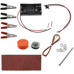 E-outstanding 1 Set Physics Experiment Homemade Electromagnet Experiment DIY kit for Physical and Science Project
