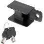 Motoforti Universal Mountain Bike Motorcycle Disc Brake Lock Anti-Theft Wheel Lock Black with Black Rope Set