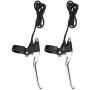 1 Pair 2 Wires Universal Left Right Brakes E Bike Brake Lever V Brake Lever Replacement Parts