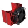 Mxfans Red Aluminum Alloy Motor Heatsink with Fan N10095 for RC 1:10 Car 540 550 Motor Heat Sink