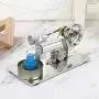 Garosa Stirling Engine Model, Stainless Steel Heat Steam Engine Physical Power Generation Experimental Tool Gift for Home School Kids Education Garosa Stirling Engine Model, Stainless Steel Heat Steam Engine Physical Power Generation Experimental Tool Gift for Home School Kids Education