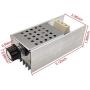 AC 110V 120V 220V 230V 10000W High Power SCR Motor Speed Controller Voltage Regulator Dimming Attemperation Thermoregulation Board