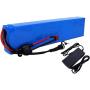 Jieoto 36V 10AH 10S 3P Electric Bike Battery Rechargeable Li-Ion Battery with 20A BMS and 42V Charger Ebike Lithium Batteries Pack Fits for 350W 250W 200W Electric Bicycles Motor