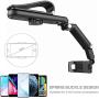 VARGTR Sun Visor Car Phone Holder, Mount Clip for Car Cellphone，1080°Rotatable Sun Visor Phone Holder for Car Multifunctional,Foldable Car Phone Mount for Sun Visor Rearview Mirror Steering Wheel