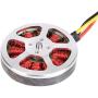 Brushless Motor, 5010-360KV 1PCS Metal Outdoor Big Load Multiaxis Thick Line Hollow Cover Double Bearing Brushless Motor(Positive Tooth)