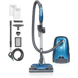 Kenmore BC3005 Pet Friendly Lightweight Bagged Canister Vacuum Cleaner with Extended Telescoping Wand, HEPA, 2 Motors, Retractable Cord, and 4 Cleaning Tools, Blue