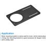 MECCANIXITY Motor Bracket Motor Mounting Holder 100x50mm Black for NEMA 17 Stepper Motor