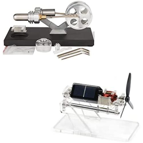 Sunnytech Hot Air Stirling Engine Education Toy Solar Mendocino Motor Magnetic Levitating Model SL02M-ID01