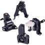 Engine Motor Mount Compatible with Fits 2003 2004 2005 2006 2007 2008 Toyota Corolla1.8L& 03-08 Toyota Matrix Base/ XR 1.8L 2WD A4220 A4219 A4218 A4221