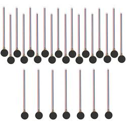 Norgail 25PCS 10mmx3mm Mini Vibration Motors DC 3V 12000rpm Flat Coin Button-Type Micro DC Vibrating Motor for Mobile Cell Phone Pager Tablet Household Appliances