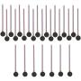 25PCS Moteurs de Vibration Mini DC 3V 12000rpm 10mmx3mm Type Bouton Plat pour Cellulaire Tablette Appareils Ménagers 25PCS Moteurs de Vibration Mini DC 3V 12000rpm 10mmx3mm Type Bouton Plat pour Cellulaire Tablette Appareils Ménagers