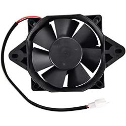 GOOFIT 12V DC Square Radiator Cooling Fan for Motorcycles