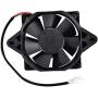 GOOFIT 12V DC Square Radiator Cooling Fan for Motorcycles