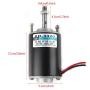 12/24V DC Motor 30W High Speed CW/CCW Permanent Magnet DC Motor for DIY Generator(12V 3500rpm)