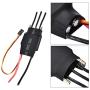 Watercooled ESC, Waterproof Brushless ESC 60A Water Cooling Electronic Speed Controller with 5V/3A UBEC for RC Boat Models Part