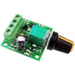 Stayhome 1pcs 1.8V 3V 5V 6V 7.2V 12V 2A 30W DC Motor Speed Controller PWM 1803BK Adjustable Driver Switch DC1.8-15V + Switching Function