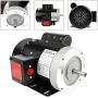 1/2HP Electric Motor 1750RPM General Purpose Single Phase Motor 115/230V 7/8