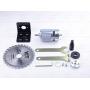 CHANCS 775 Motor DC 12V/24V Table Saw Kit High Power Torque Circular Saw With Saw Blade Chuck And Saw Blade